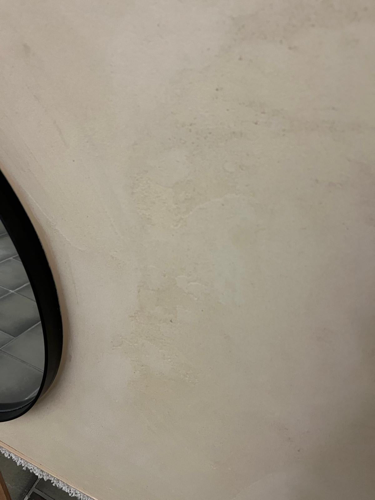 Badezimmer Spiegel Beige/Schwarz