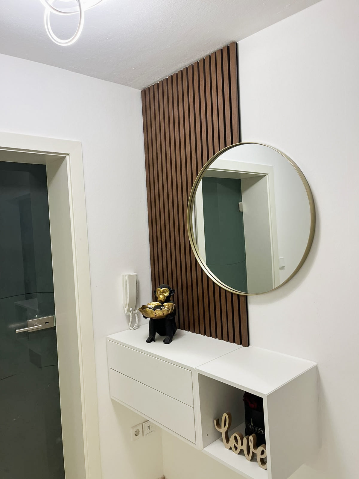 Spiegel Garderobe Akustikpaneel